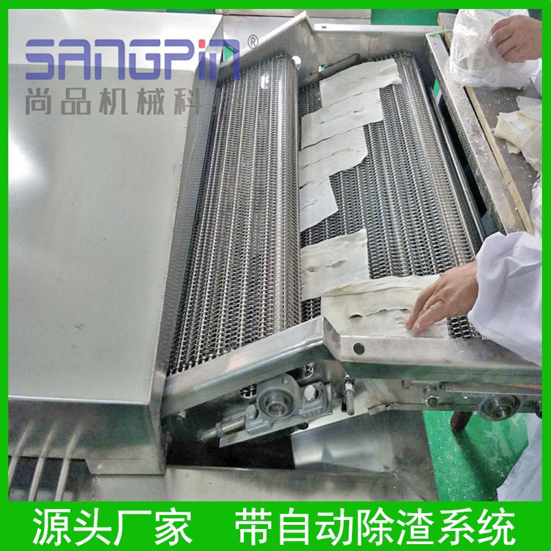全自动薄脆饼油炸线 煎饼果子油炸机 隧道式油炸线产量高图4