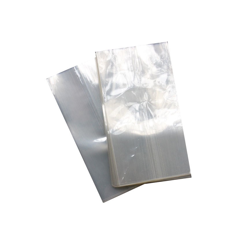 现货PVC热缩膜瓶口袋 两头通虚线易撕收缩膜 透明合掌塑封标签膜图5
