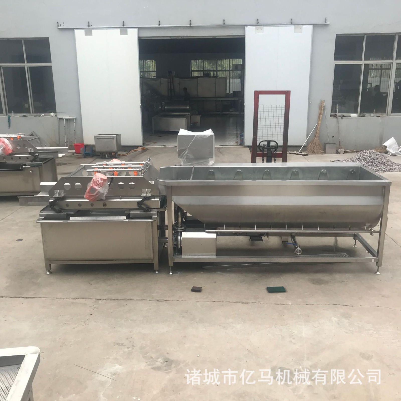 自动果蔬涡流清洗机 中央厨房果蔬涡流清洗机 不锈钢涡流清洗机图4