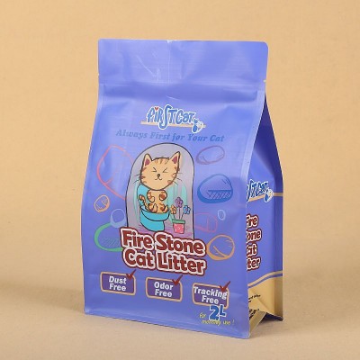 现货批发供应彩印休闲宠物食品自立包装袋塑料复合猫粮八边封袋