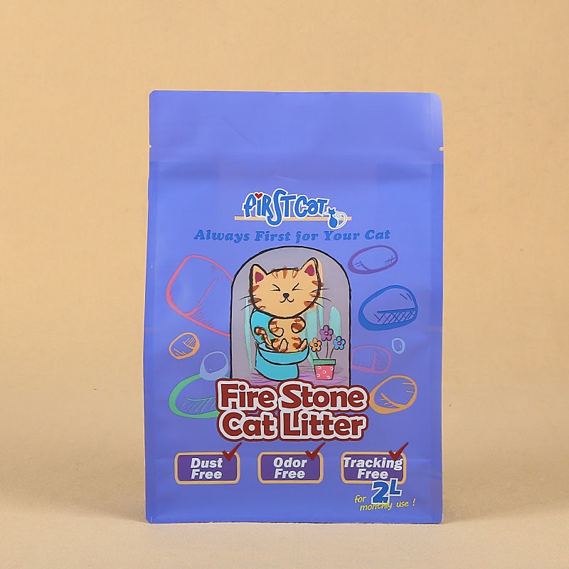 现货批发供应彩印休闲宠物食品自立包装袋塑料复合猫粮八边封袋图2