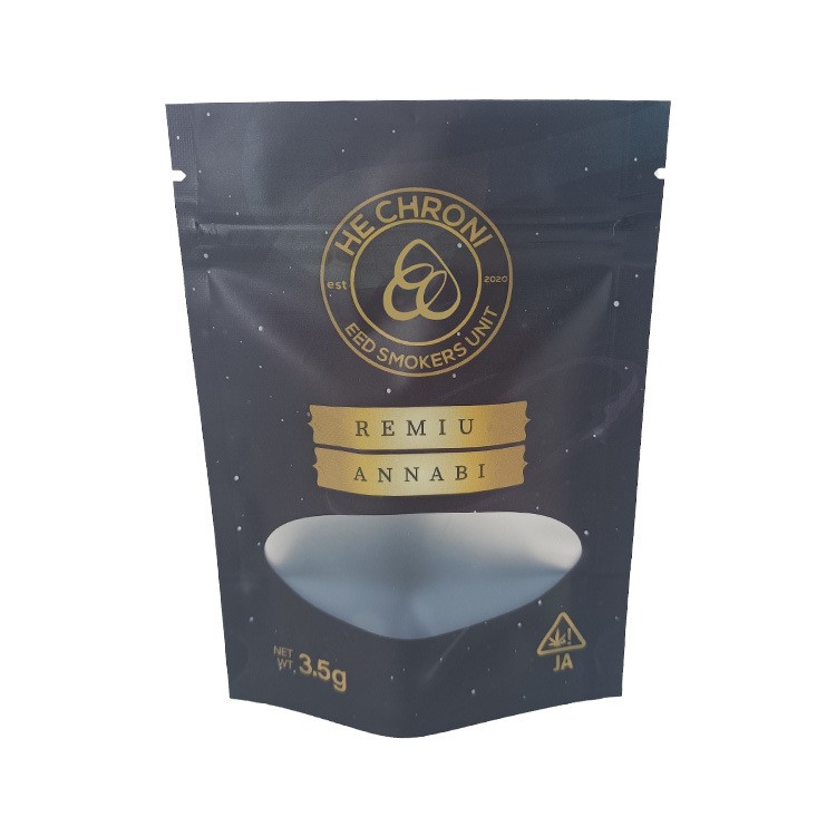 数码印刷无版费透明开窗哑面磨砂食品袋自封自立袋快速发货图5