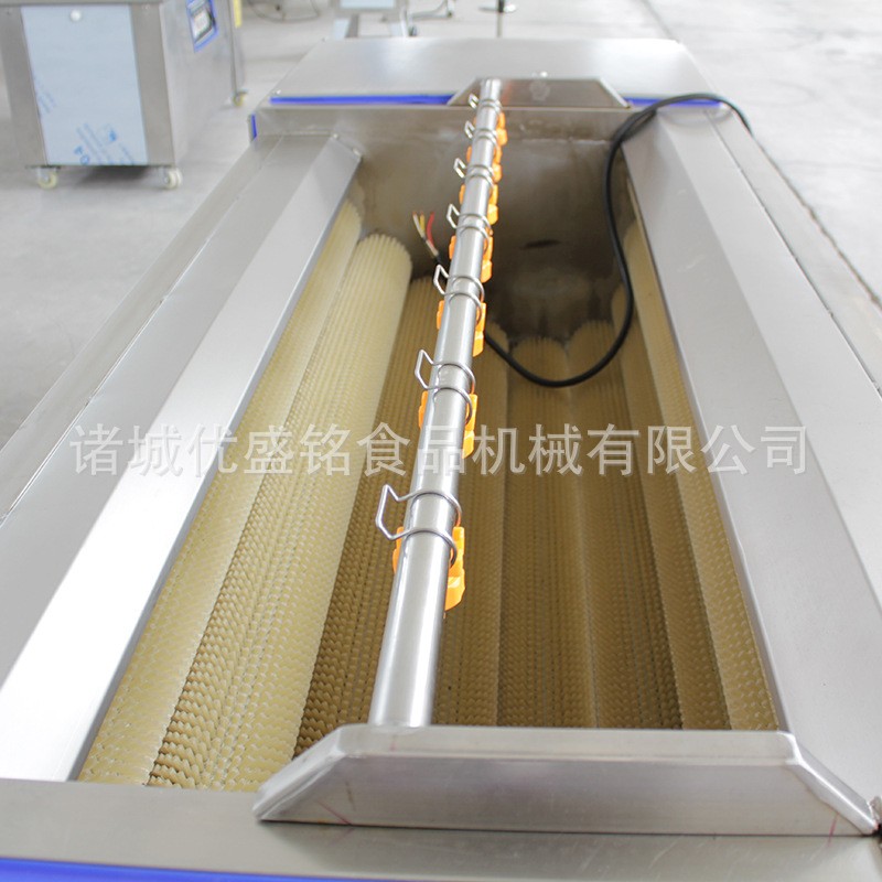 贡菜去皮去泥机械 莲藕毛辊清洗机器 土豆毛刷果蔬去毛设备图3