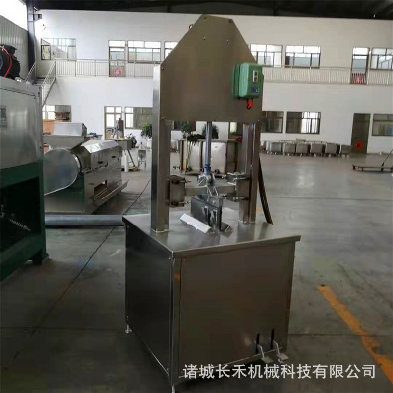 商用不锈钢液压猪头劈半机 立柱式猪头分半机 猪脑壳分割机图2