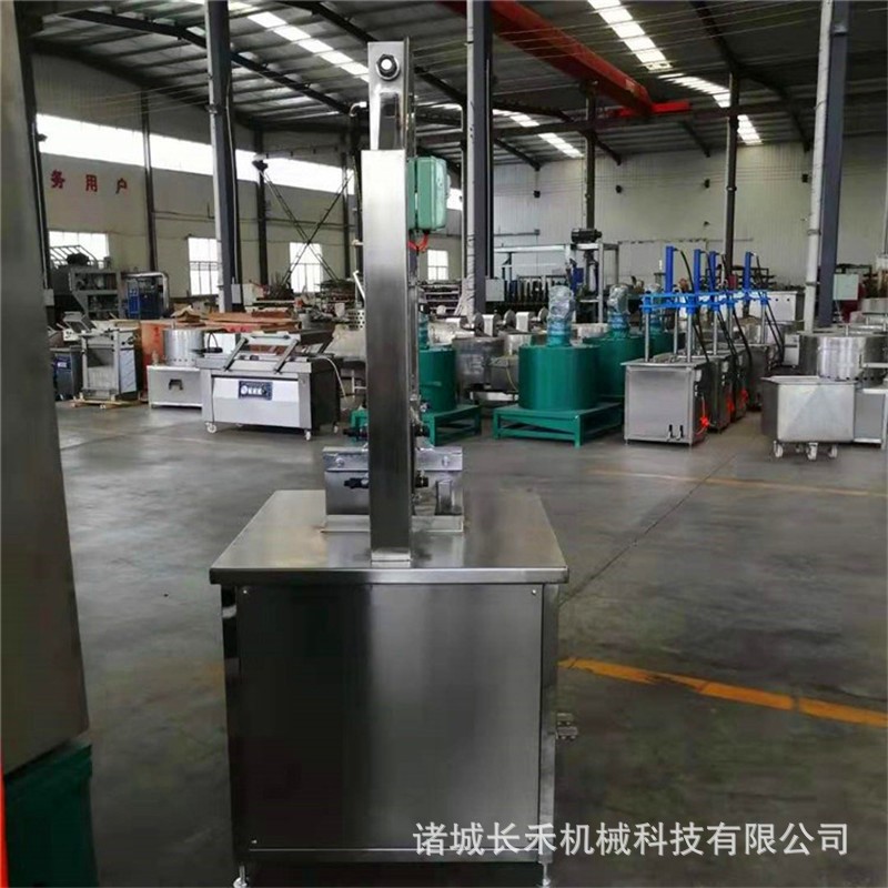 商用不锈钢液压猪头劈半机 立柱式猪头分半机 猪脑壳分割机图3