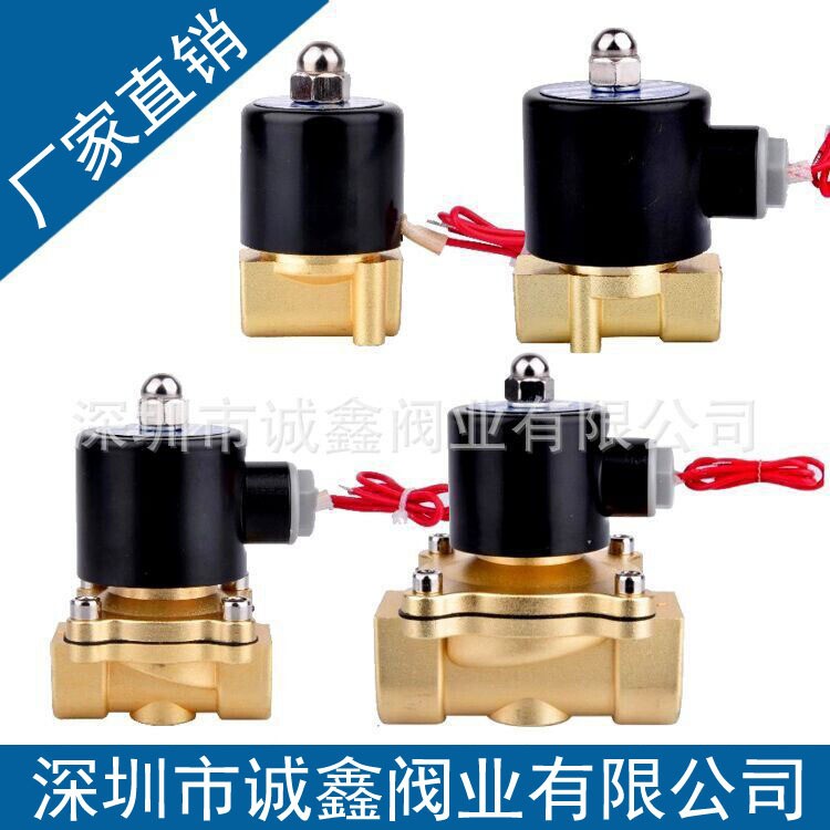 常闭电磁阀水阀AC220V 气阀DC24V DC12V 2分3分4分6分1寸现 货特卖图1