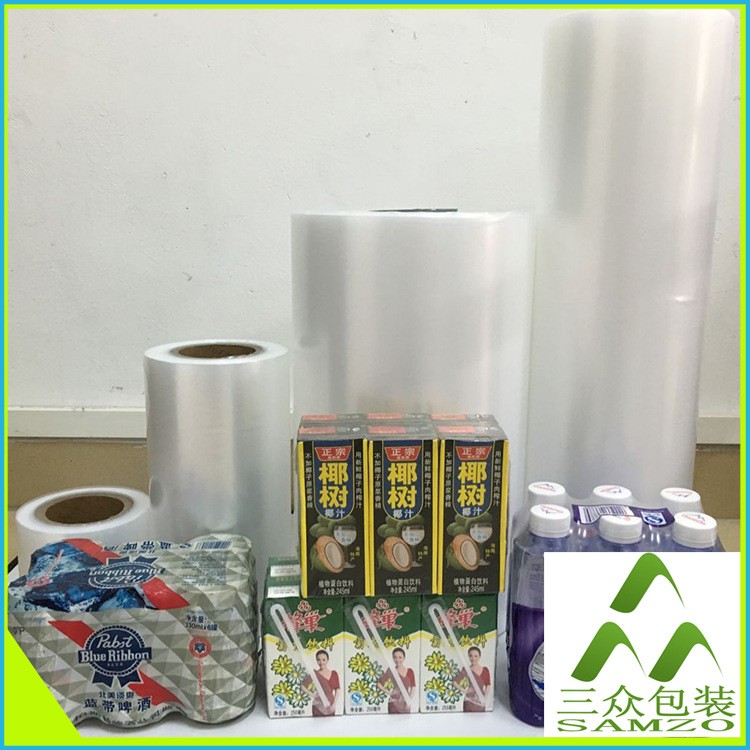 瓶口收缩膜 PE无色透明热缩膜 红牛外包装膜工厂供应批发图3