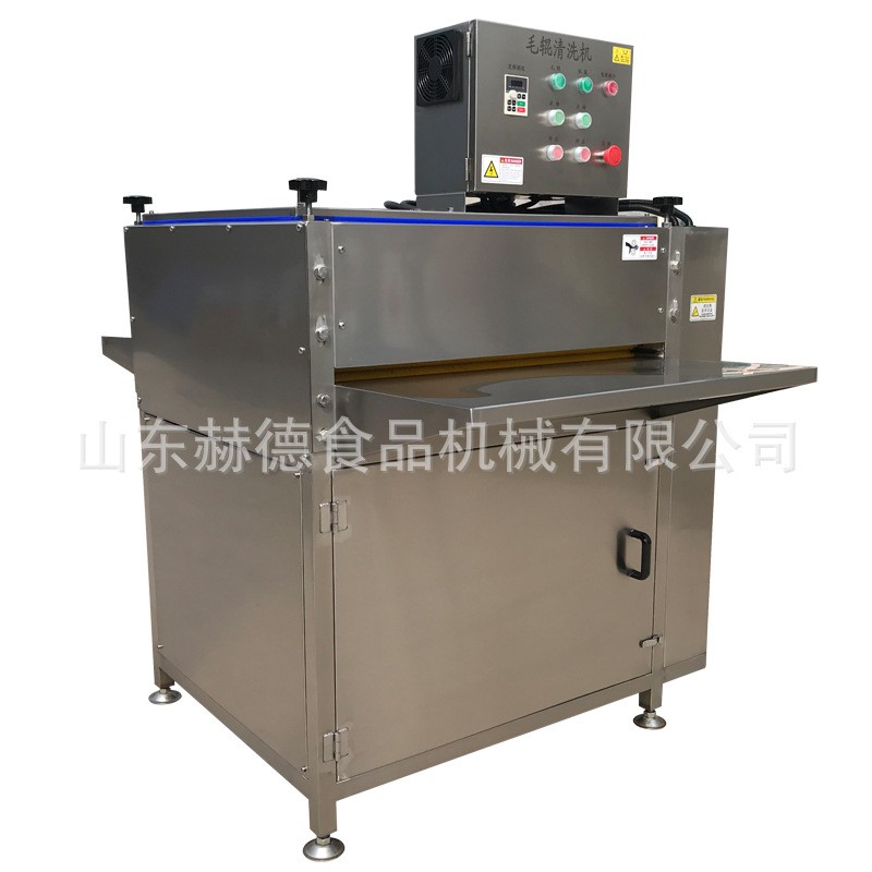 粽子生产全套设备 双层粽叶清洗机 循环水薄荷叶粽叶清洗机器图5