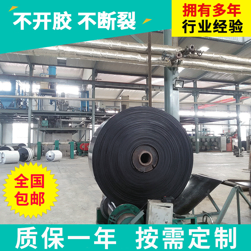 【耐酸碱皮带】矿用橡胶输送带 抗磨损传送带 EP300运输带 薄皮带 50米起批图5