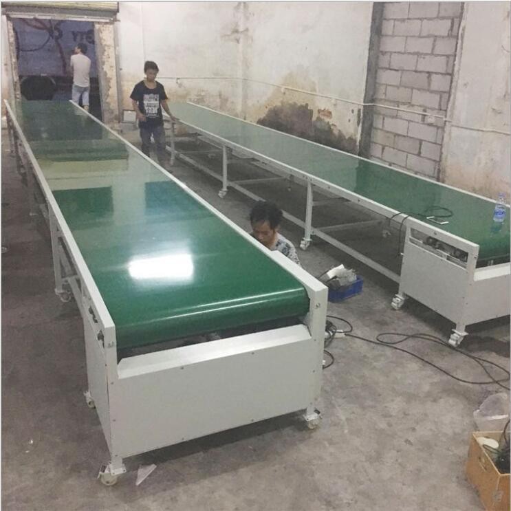 流水线输送带小型输送机物流快递皮带食品级注塑机爬坡转弯传送带图4