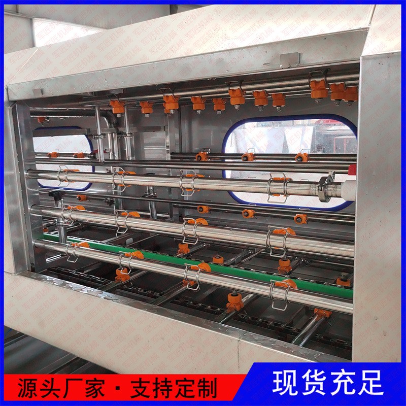 不锈钢塑料筐清洗机设备 高压喷淋周转框清洗机 洗筐机直供图4