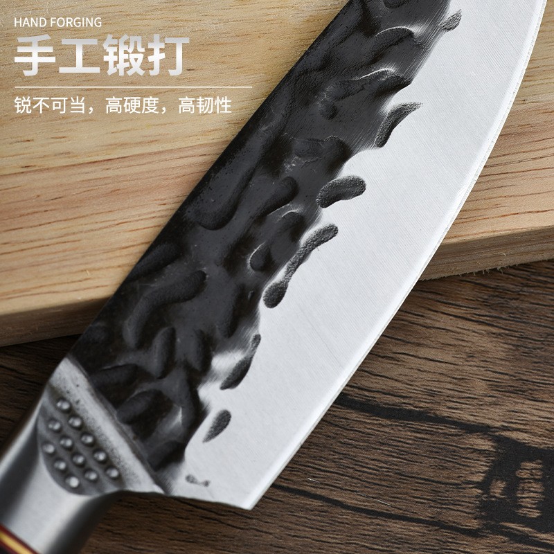 阳江健师傅5CR15不锈钢果皮刀户外多用小刀礼品刀 2把起批图3