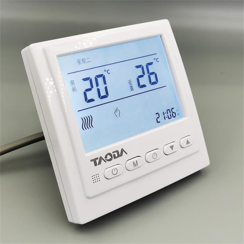 电地热温控器电热膜控制器房间加热地板温控开关 25A地暖温控面板图3