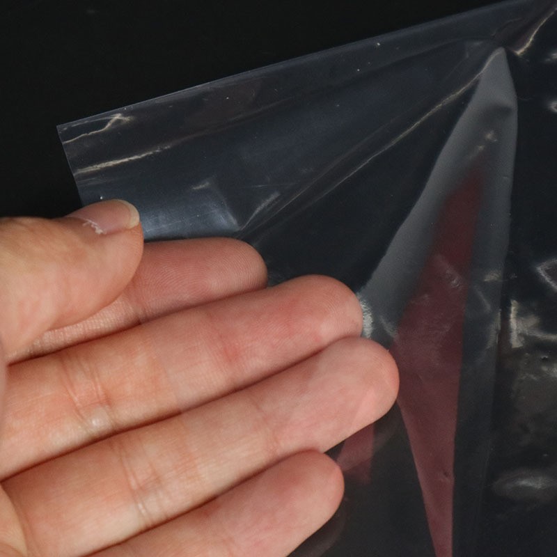 pvc热收缩膜包装袋 PVC两头开收缩袋 蓝色透明瓶口封口膜热收缩膜图2