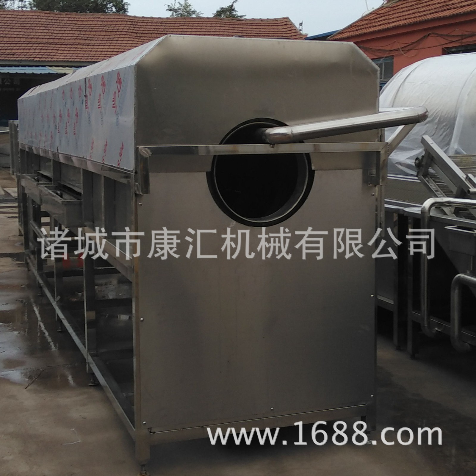 连续式滚筒清洗机 高压喷淋橙子滚筒清洗机 果蔬 榨菜清洗设备图5