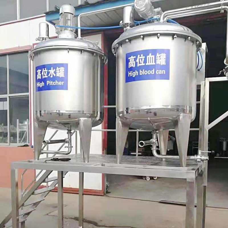 小型血豆腐生产线 猪血鸭血豆腐加工设备全自动血豆腐加工生产线图3