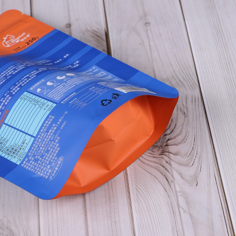 食品包装袋制定猫狗粮圆角自封拉力袋三边自立封bopp袋真空袋批发图3