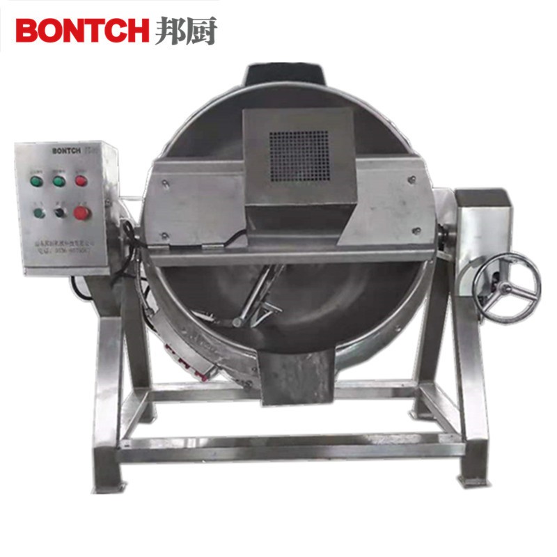 厂家供应小型棉花糖化糖锅牛轧糖制作炒锅电加热糖稀熬煮锅夹层锅图5