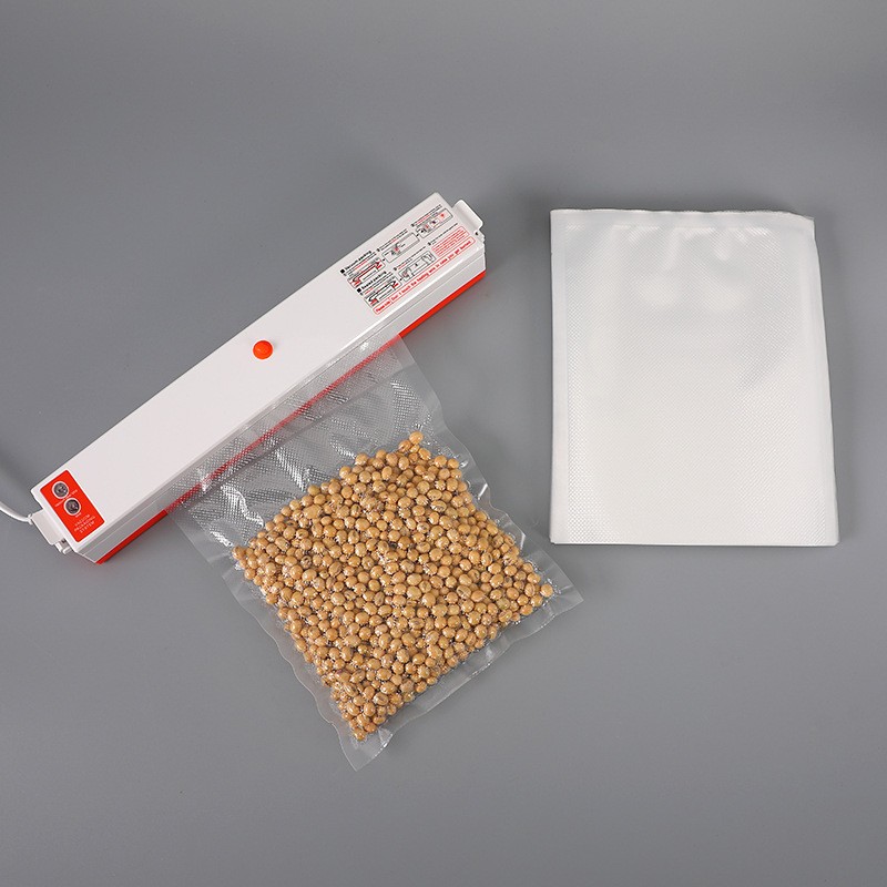 17*25cm纹路菱形抽真空包装袋 网纹透明塑料食品家用保鲜密封卷袋