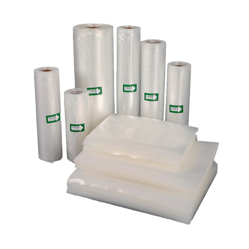 17*25cm纹路菱形抽真空包装袋 网纹透明塑料食品家用保鲜密封卷袋图4