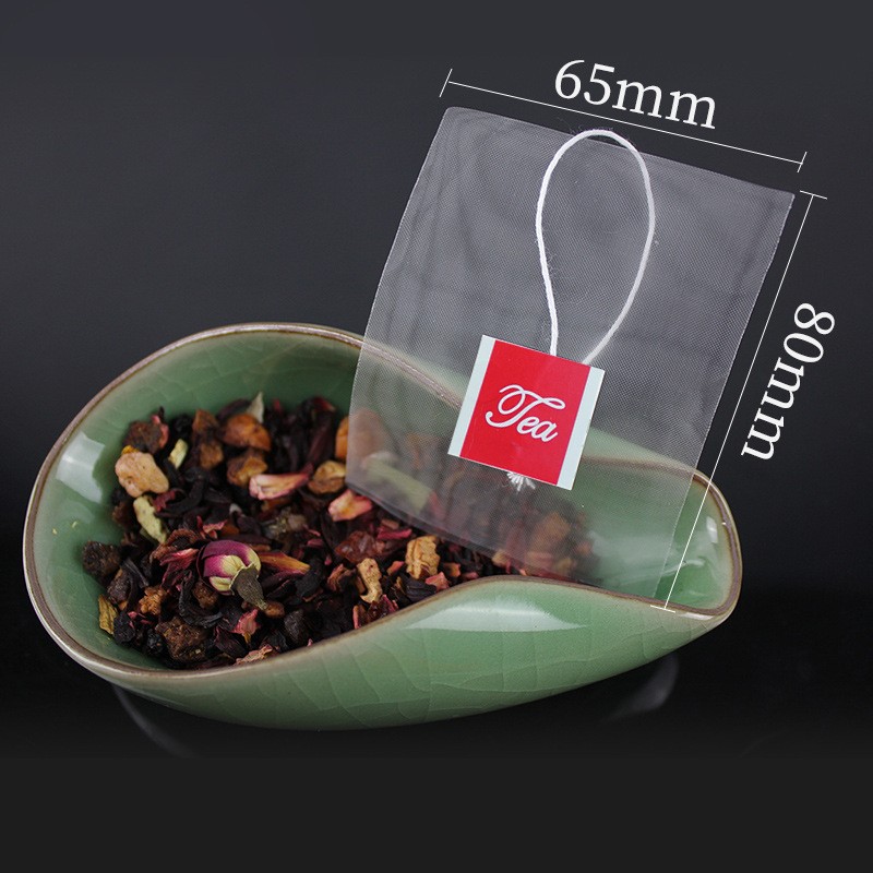 捷融PLA玉米纤维三角袋茶包材一次性茶包过滤袋花茶可降解空包袋图5