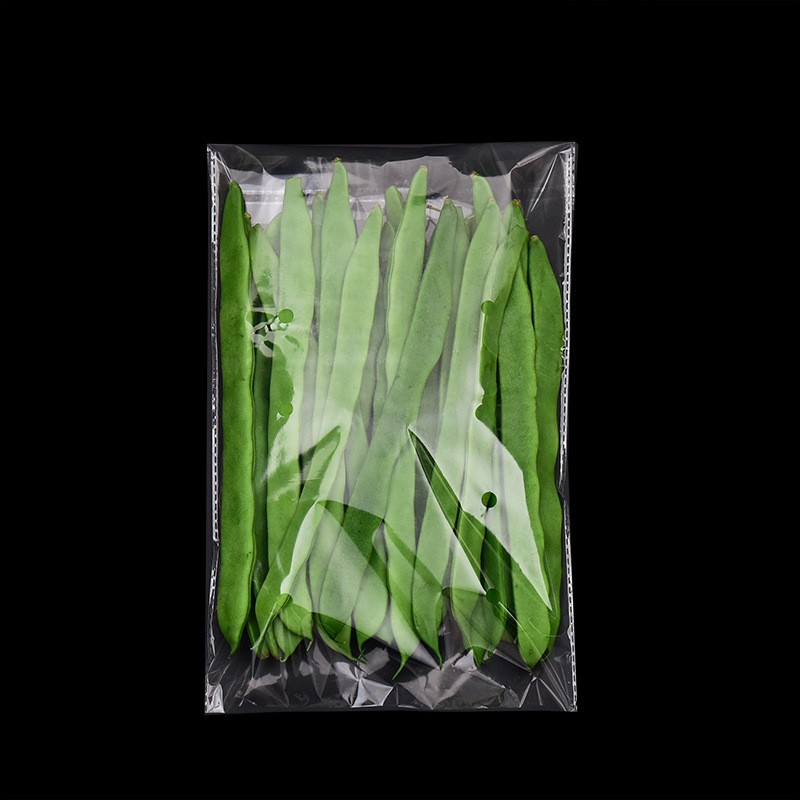现货批发有机蔬菜防雾包装OPP自粘袋 超市蔬菜水果食品级塑料袋子图5