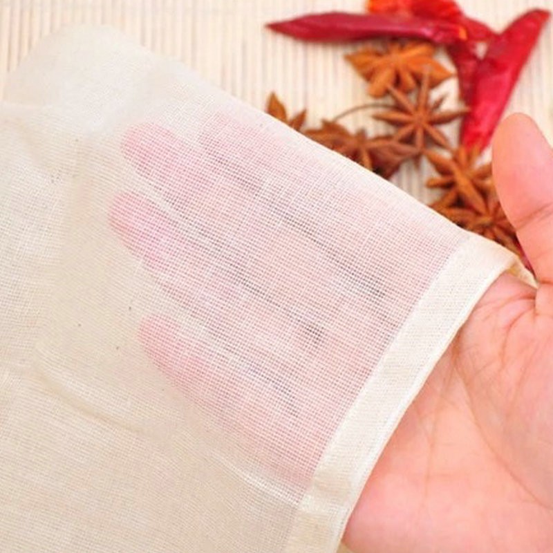 纯棉纱布袋批发13*16cm煲汤袋煎药袋/茶包袋过滤袋/卤料袋图3