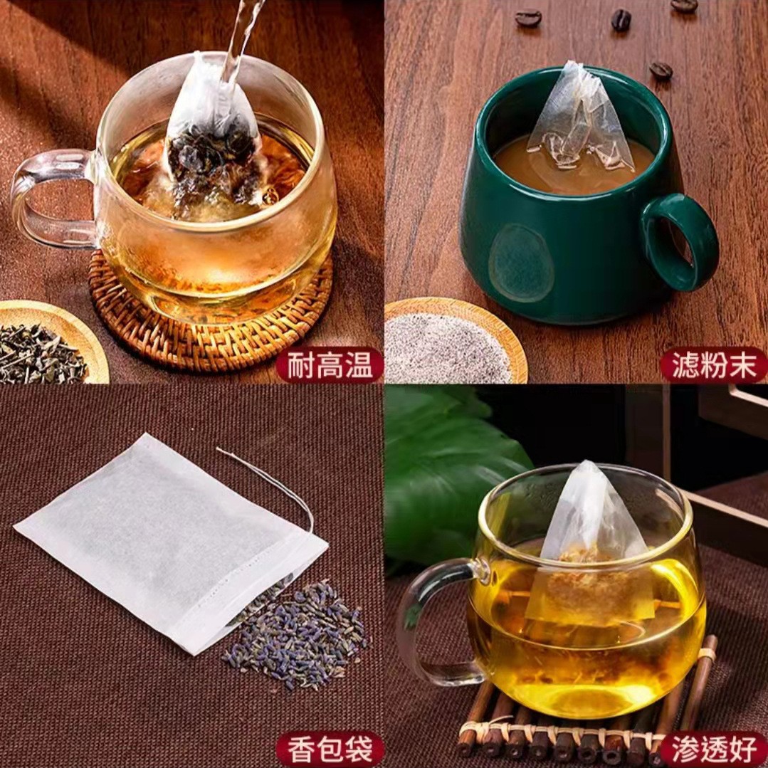 5.5*7cm茶包袋玉米纤维抽线泡茶袋子一次性茶叶过滤中药隔渣袋图4