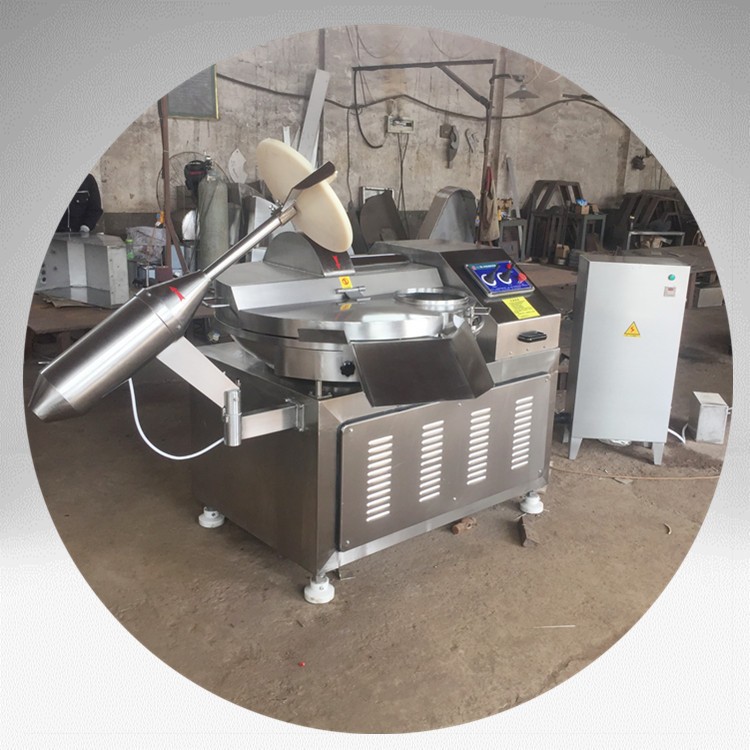 鱼豆腐豆干千页豆腐专用斩拌机高配 变频水冷自动开关盖斩拌机图2