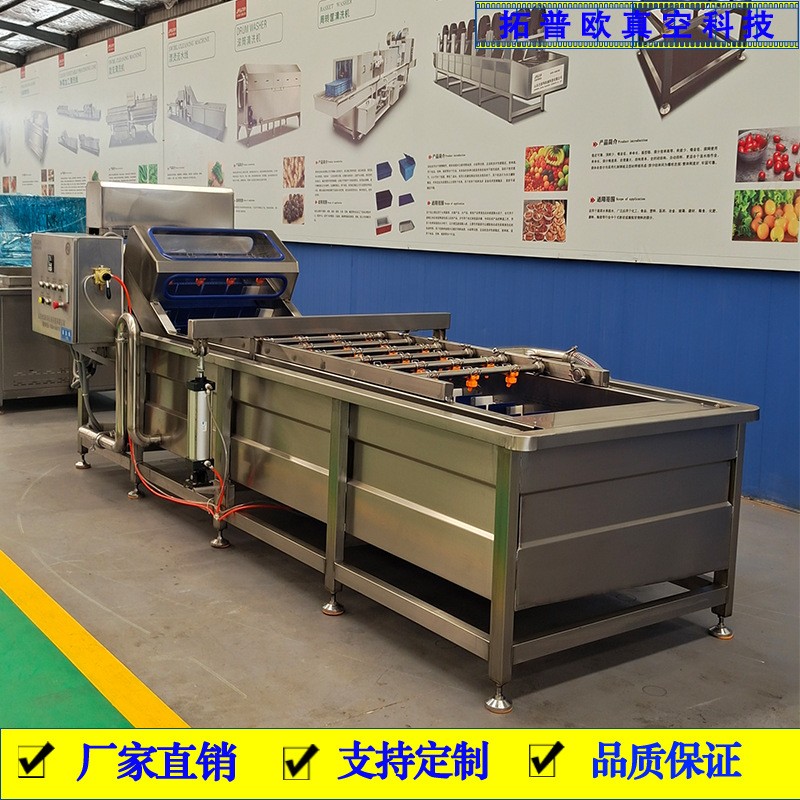 全自动蔬菜气泡清洗机 叶菜类高压喷淋清洗设备图4