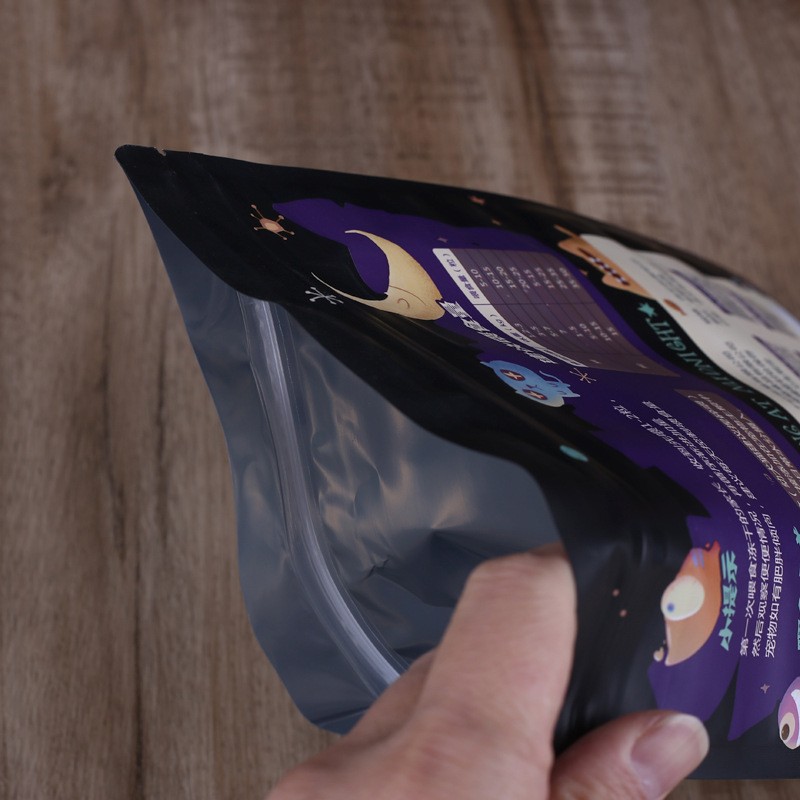 定 制宠物零食八边封狗粮袋 休闲食品铝箔包装袋自立八边封拉链袋图3