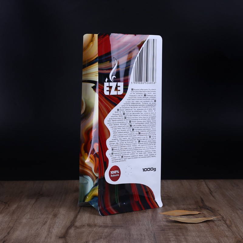 休闲食品包装袋咖啡八边封袋 干果包装铝箔袋自立食品袋印LOGO图3