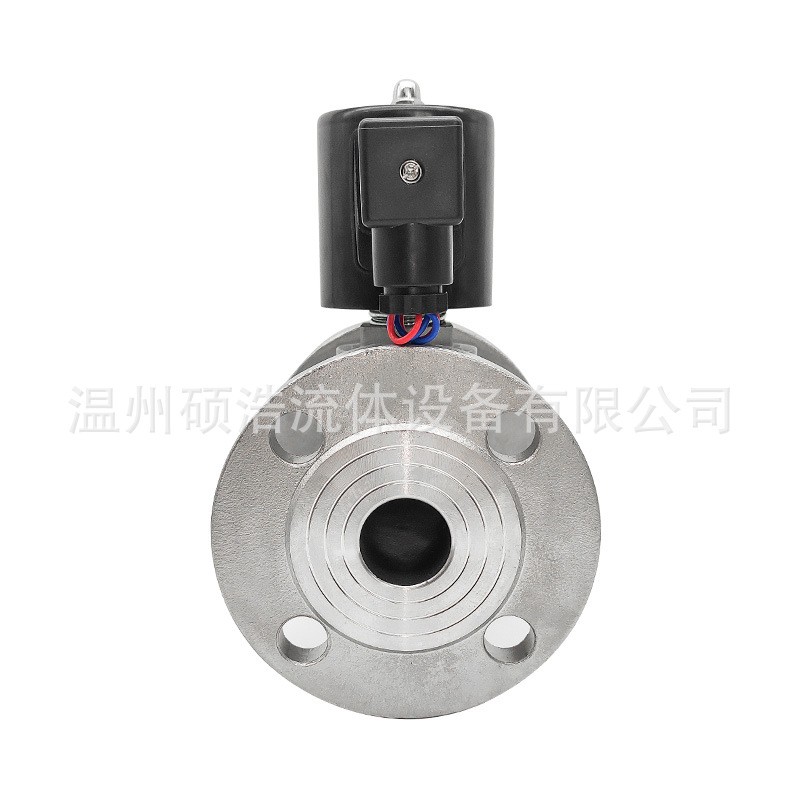 ZBSF蒸汽电磁阀耐高温高压法兰常闭220V24V控制导热油阀DN152025图4