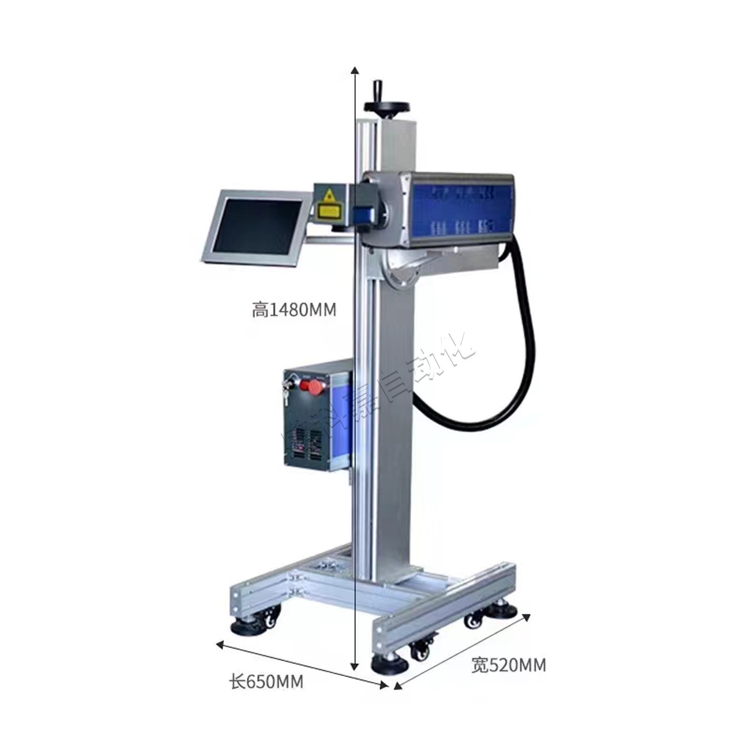 全自动飞行光纤激光打标机流水线生产线激光喷码机金属激光雕刻机图3