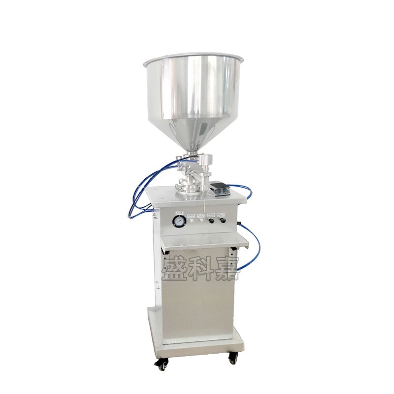 立式半自动膏液两用灌装机护肤霜灌装润肤乳定量灌装粉底液灌装机图4