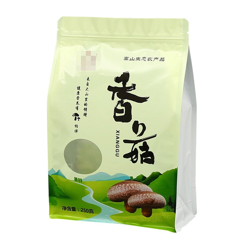 香菇阴阳镀铝箔袋 红枣银耳八边封食品包装袋定 制木耳密封包装袋图5