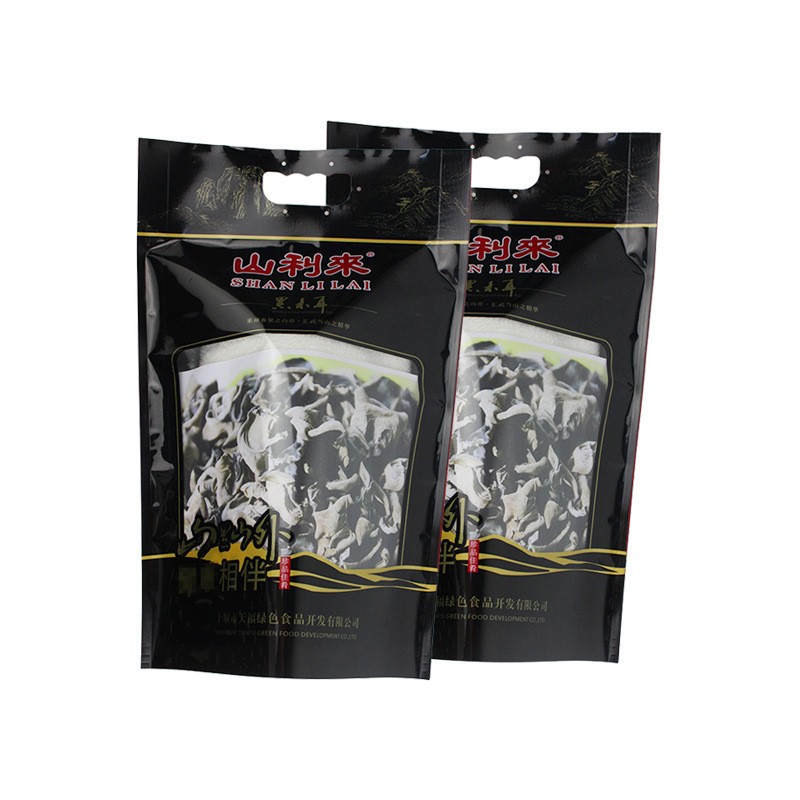 秋木耳包装袋食品牛皮纸袋东北特产自立自封袋现货批发可加印厂家图5