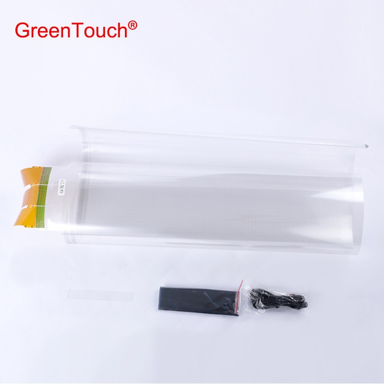 65寸电容触摸膜 16：9 纳米触控膜 投影液晶屏橱窗展示多点触控膜图1