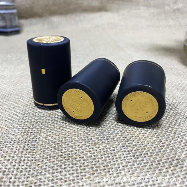 葡萄酒瓶玻璃瓶收缩膜现货批发PVC胶帽红酒瓶封口膜易拉线热缩膜图4