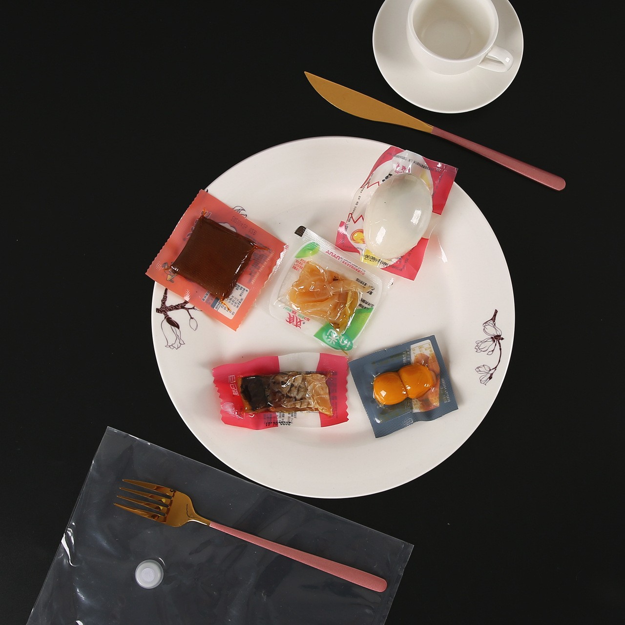 七层共挤食品真空包装易撕拉伸膜全自动真空包装烤肉肠拉伸膜图2