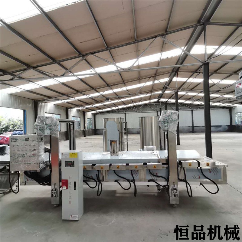 店内设备鳗鱼丝油炸机器 全自动油炸流水线 炸鱿鱼丝油炸机器图3