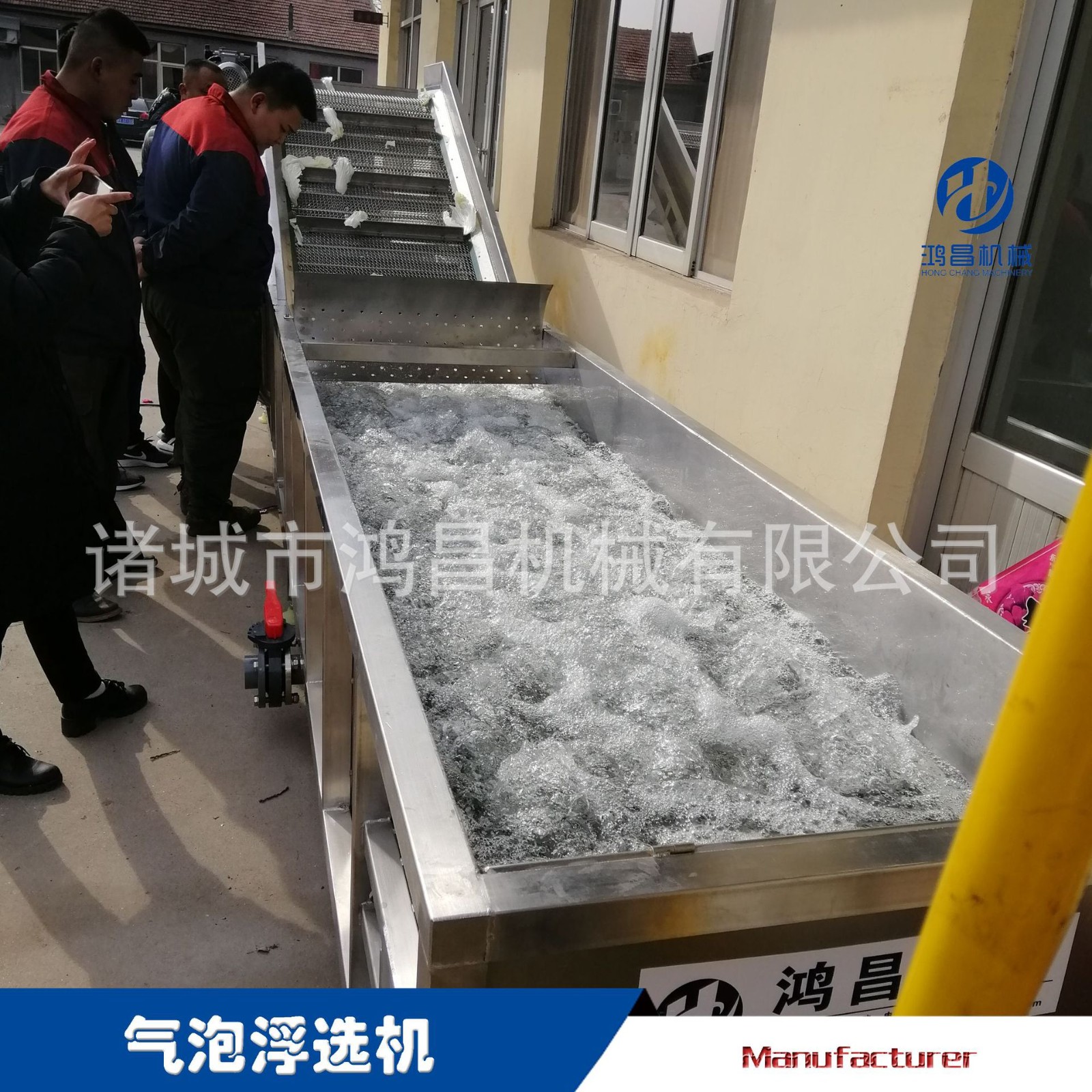 供应果蔬清洗机 冬枣板栗喷淋式气泡果蔬清洗机 蔬菜清洗机设备图3