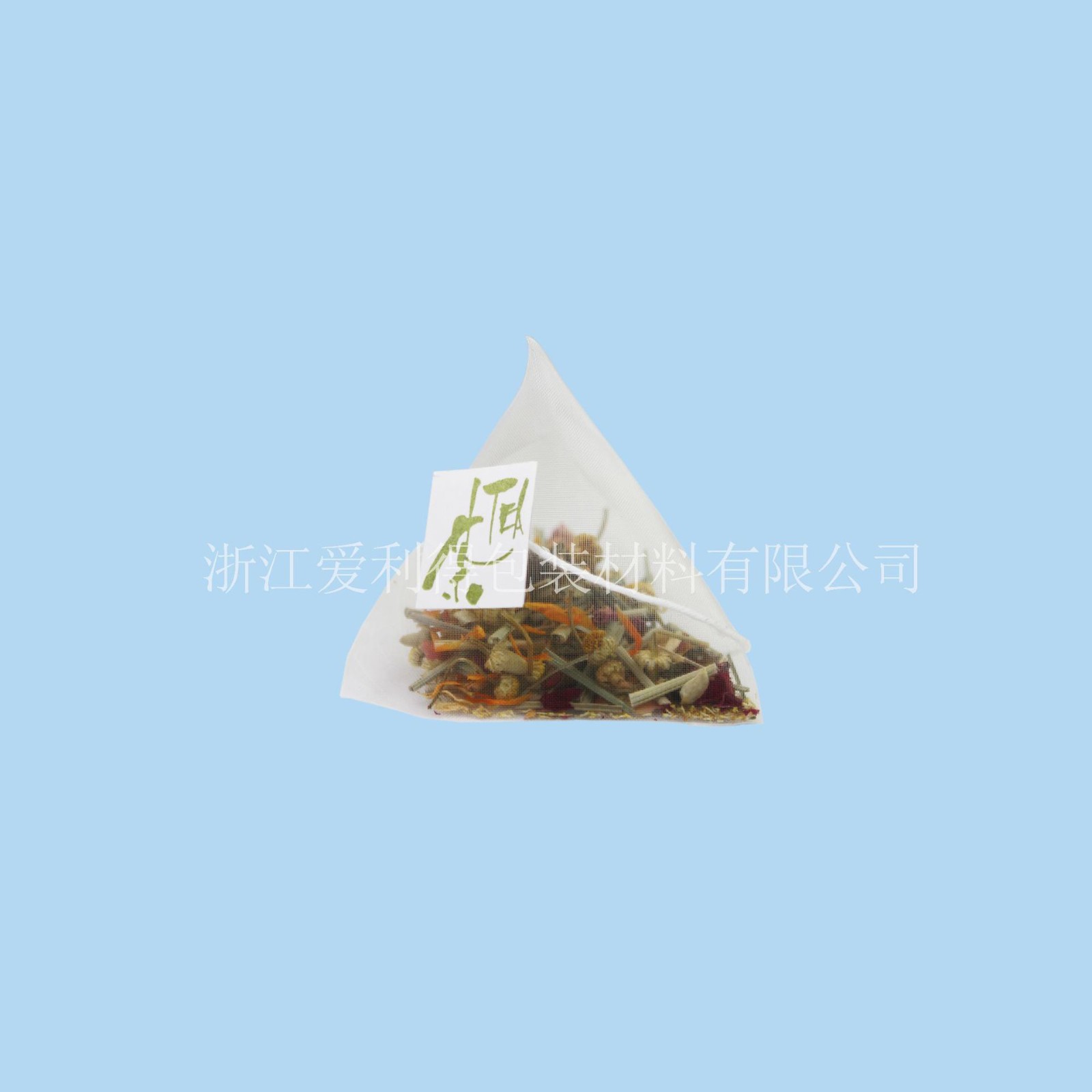 爱利得茶叶过滤袋 PLA玉米纤维可降解滤材过滤 三角袋泡茶包材图4