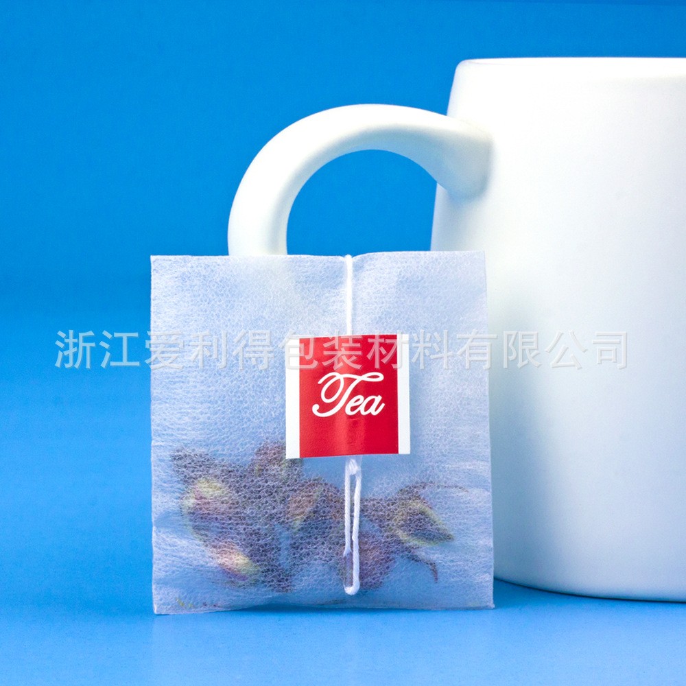三角袋泡茶包材无纺布反折袋泡茶三角茶包材料茶袋茶包袋药包袋图4