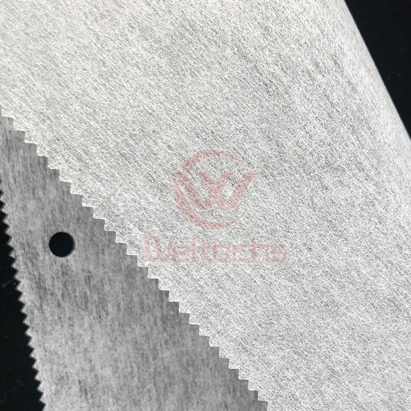厂家供应黑色上胶无纺布J1035HF 衬布服装辅料 可无纺布衬布图4