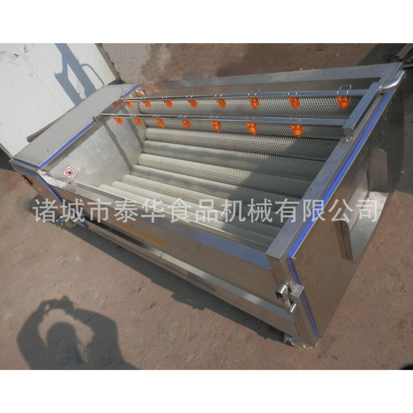 供应 西瓜红蜜薯清洗去毛清洗机 土豆地瓜藕表面清洗设备图2