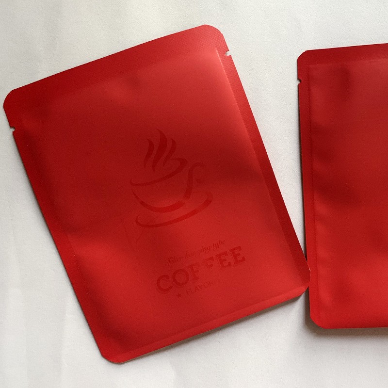 红色咖啡袋挂耳袋自立包装袋风琴袋咖啡豆钻石年货送礼咖啡包装袋图3