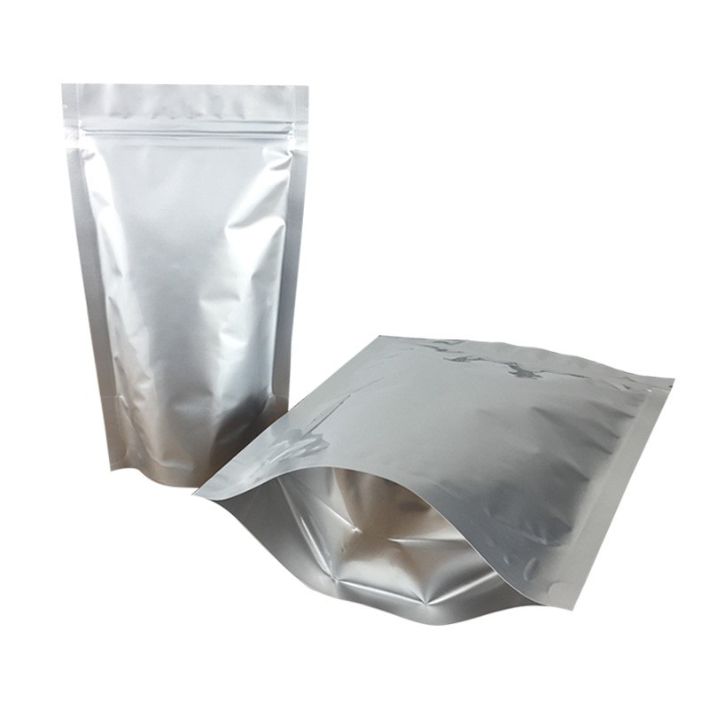 自立拉链自封袋纯铝直立自封袋食品包装袋茶叶密封骨袋批发图5