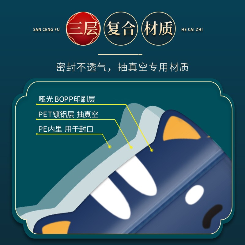 跨境专供彩印防潮宠物食品包装袋八边封大容量猫粮狗粮铝箔袋厂家图5