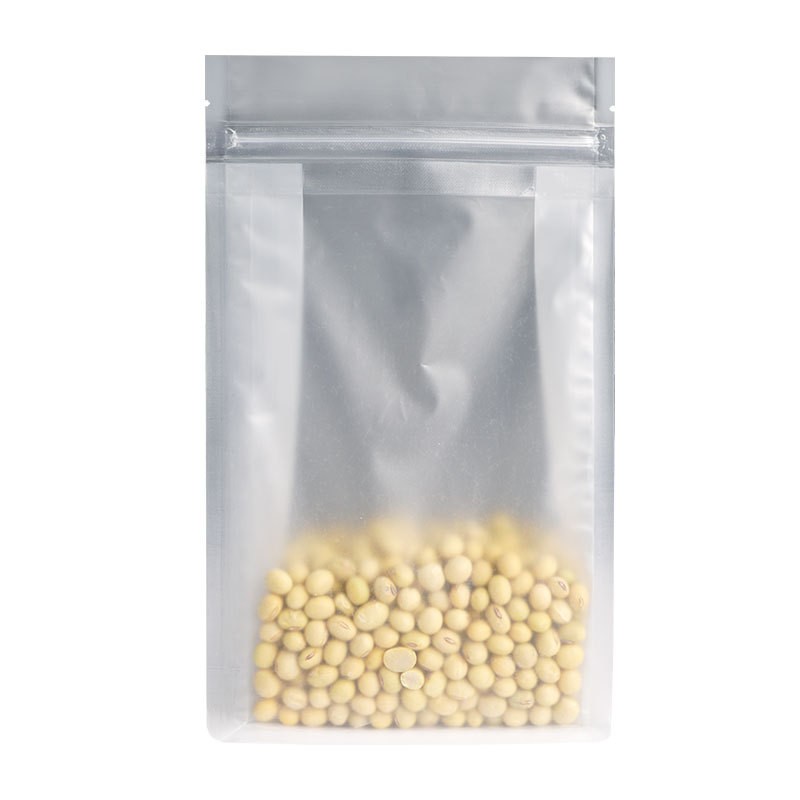 现货八边封全透明磨砂自封袋加厚防潮糖果零食袋塑料袋食品包装袋图5